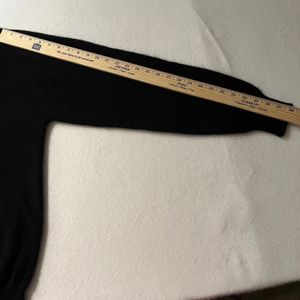 Vintage Y2K Alan Flusser 100% Cashmere Sweater Black Mens XL Soft Luxe - Picture 5 of 6